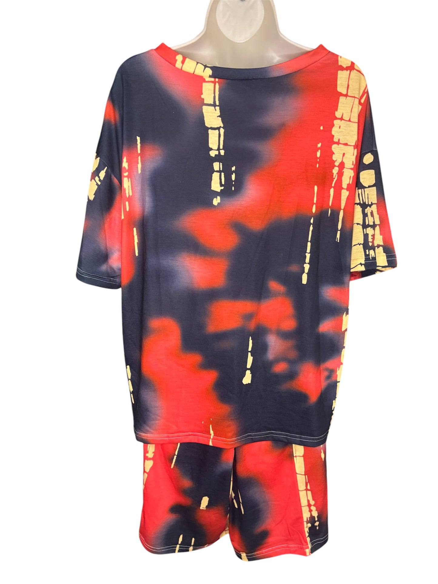 Colorful Tie-Dye Two-Piece