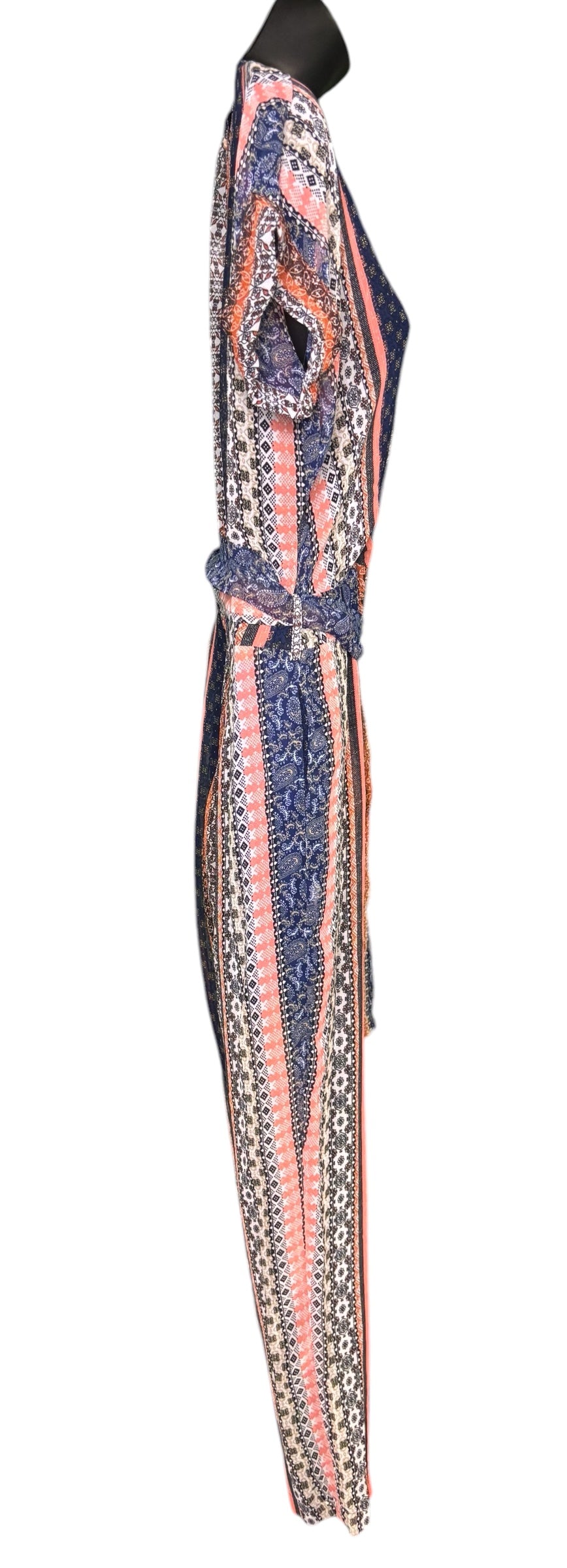 Jumpsuit with Vertical Strips