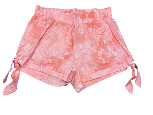 Elastic Waist Tie-Dye Shorts