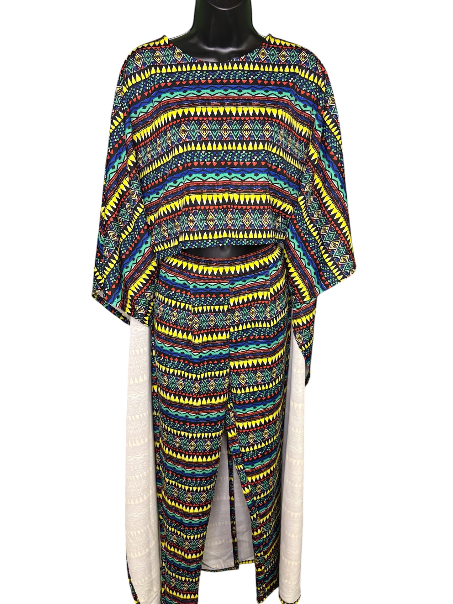Vibrant Geometric two piece