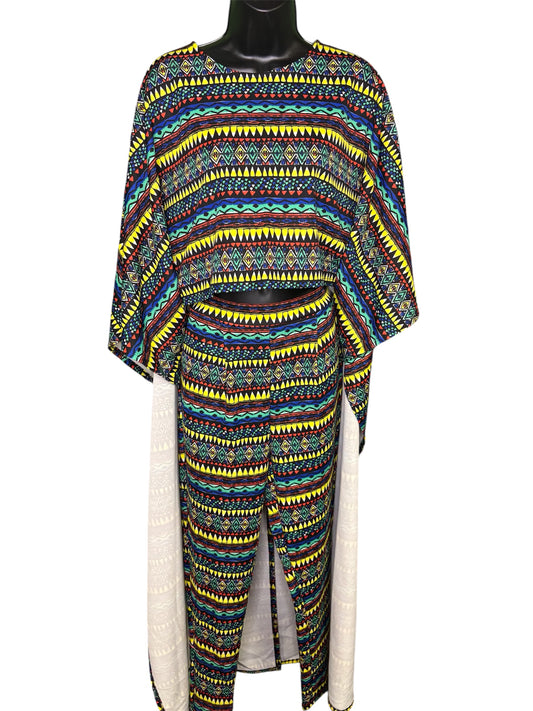 Vibrant Geometric two piece
